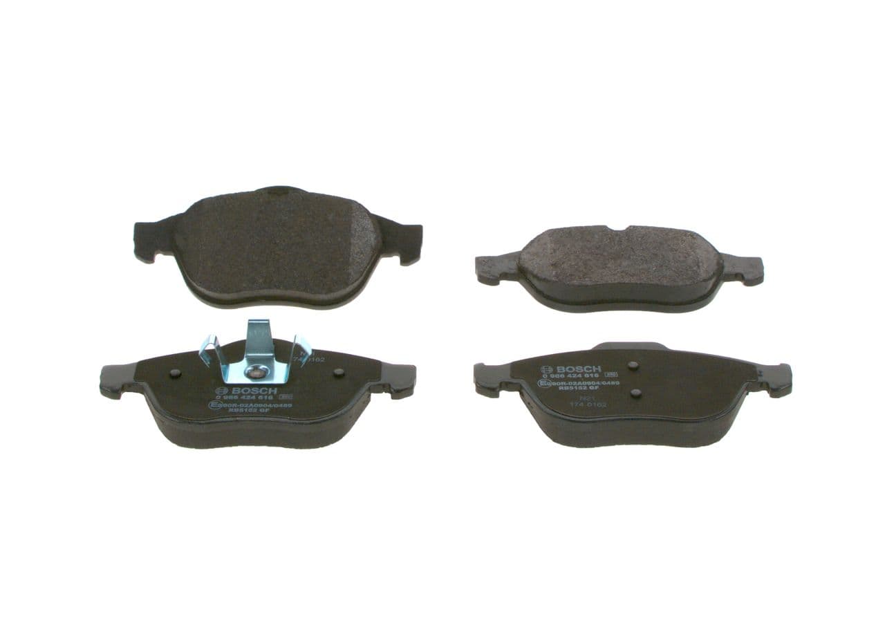 set placute frana,frana disc BOSCH 0 986 424 616