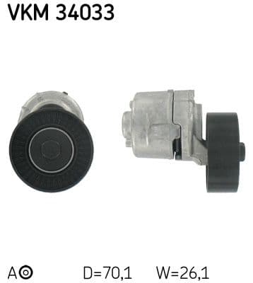 Intinzator curea, curea distributie SKF VKM 34033