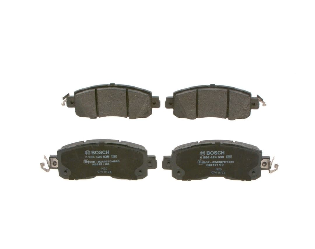 set placute frana,frana disc BOSCH 0 986 424 638