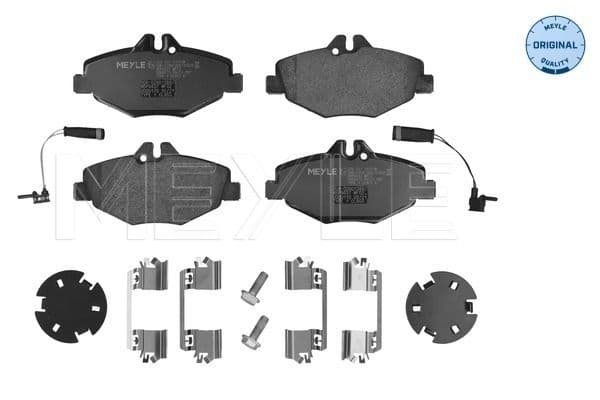 set placute frana,frana disc MEYLE -ORIGINAL: True to OE. 025 237 4320/W