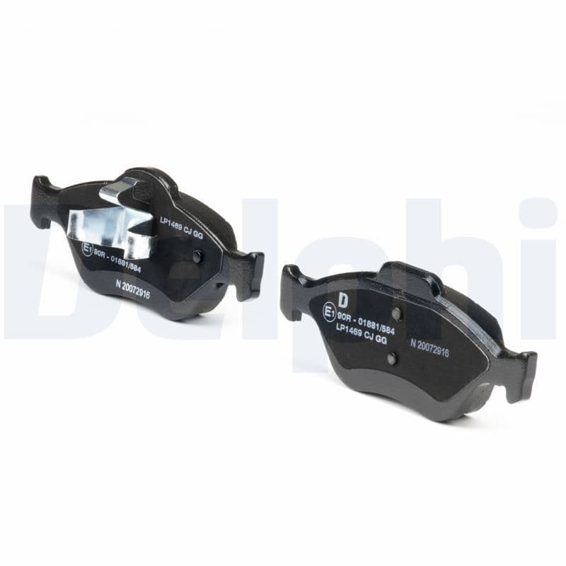 set placute frana,frana disc DELPHI LP1469