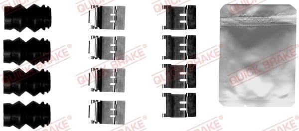Set accesorii, placute frana QUICK BRAKE 109-1874