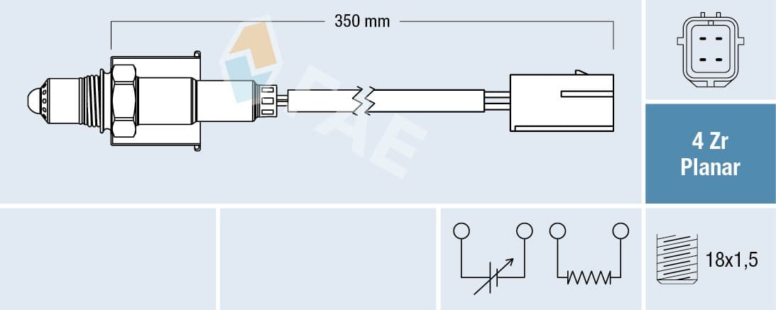 Sonda Lambda FAE 77661