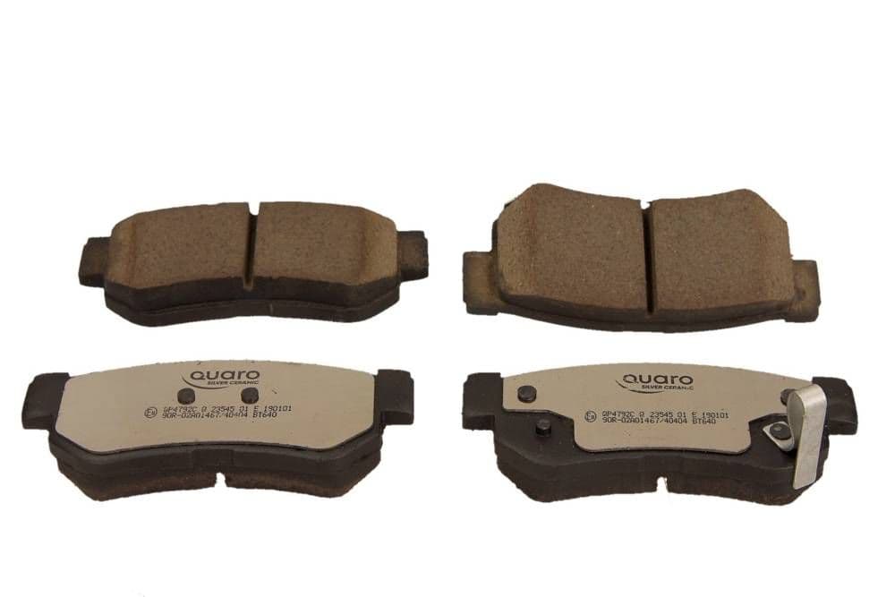 set placute frana,frana disc QUARO SILVER CERAMIC QP4792C
