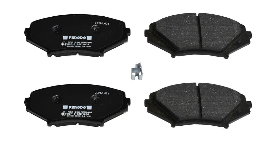 set placute frana,frana disc FERODO PREMIER FDB1758