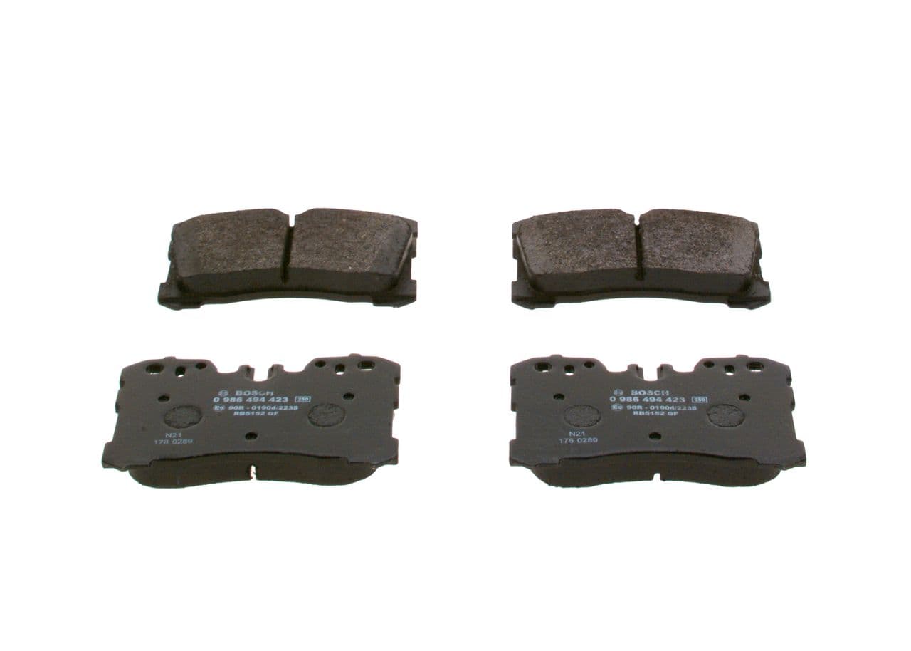 set placute frana,frana disc BOSCH 0 986 494 423
