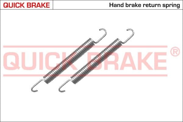 set accesorii, saboti frana parcare QUICK BRAKE 105-0480