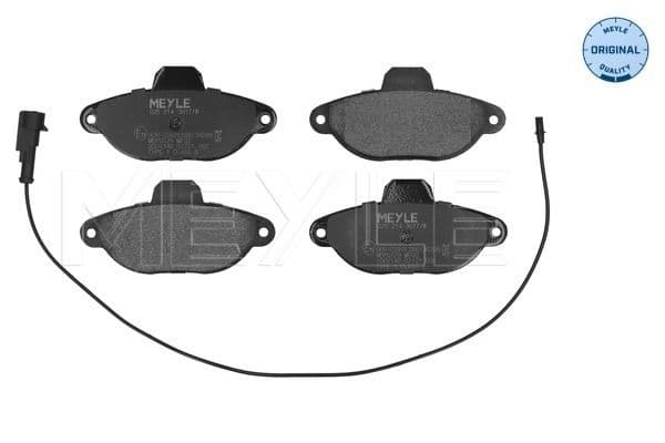 set placute frana,frana disc MEYLE -ORIGINAL: True to OE. 025 214 3617/W
