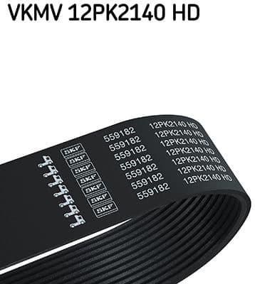 Curea transmisie cu caneluri SKF VKMV 12PK2140 HD