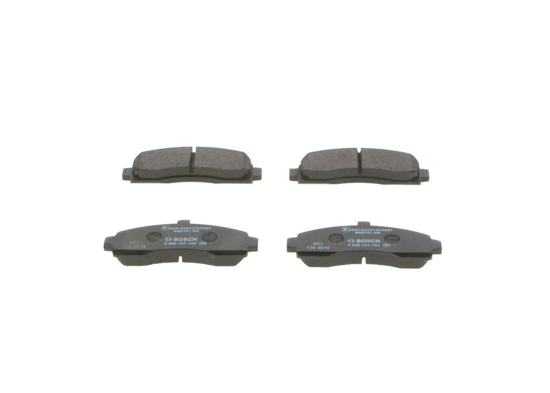 set placute frana,frana disc BOSCH 0 986 461 122