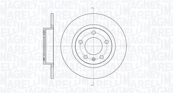 Disc frana MAGNETI MARELLI 361302040734