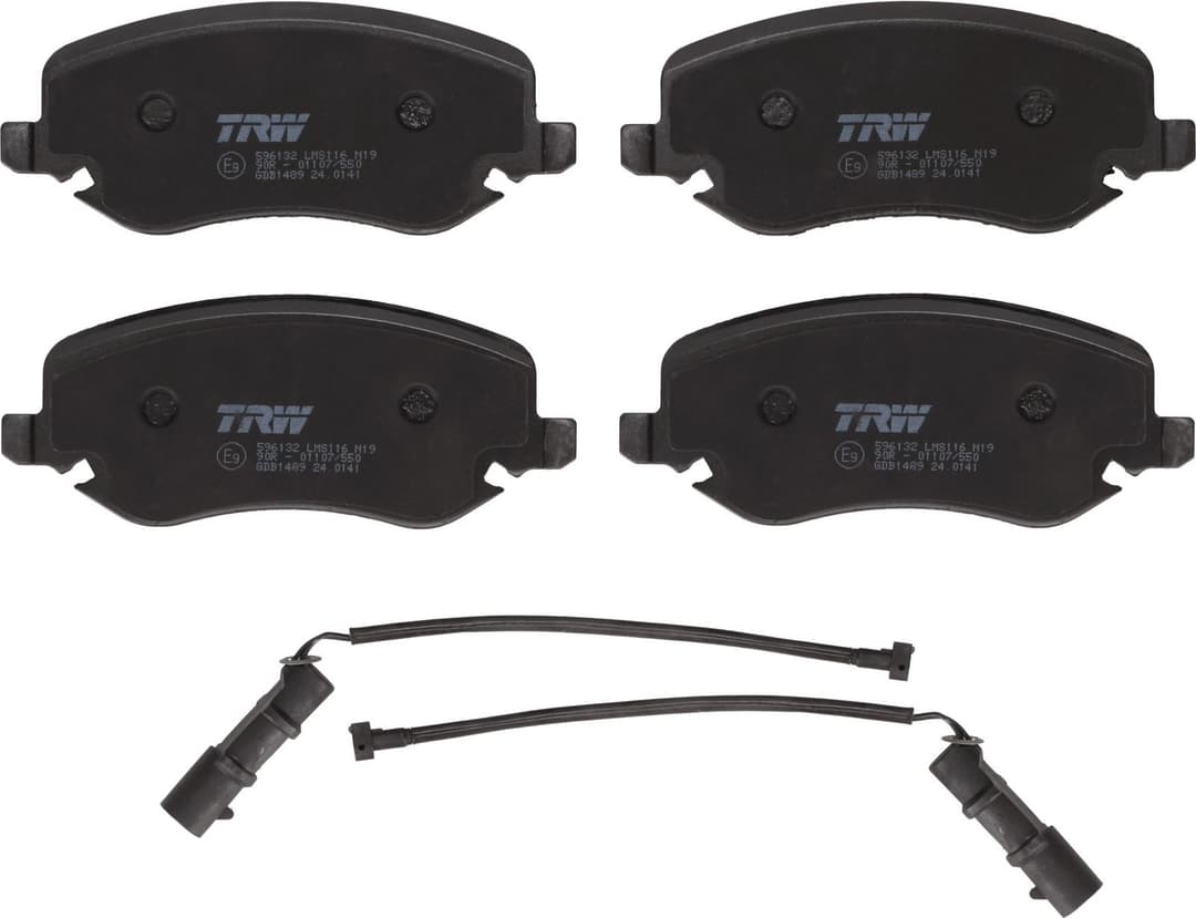 set placute frana,frana disc TRW GDB1489