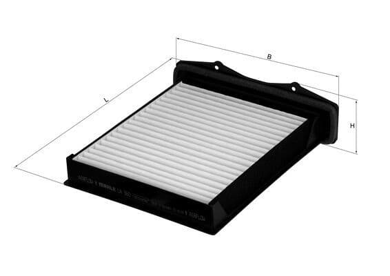 Filtru, aer habitaclu MAHLE LA 360