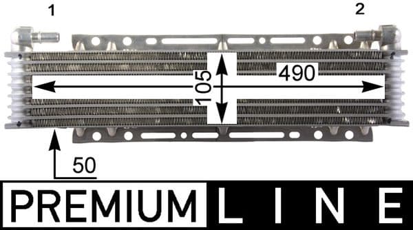 Radiator ulei, ulei motor MAHLE BEHR *** PREMIUM LINE *** CLC 206 000P