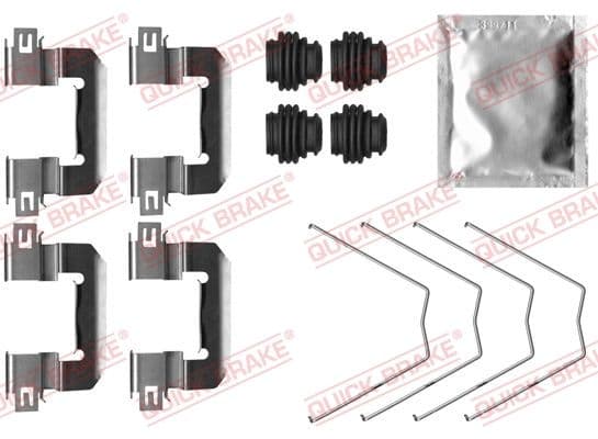 Set accesorii, placute frana QUICK BRAKE 109-0064
