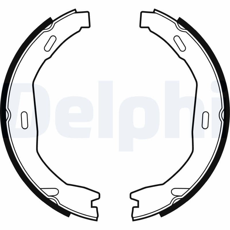 Set saboti frana, frana de mana DELPHI LS2006