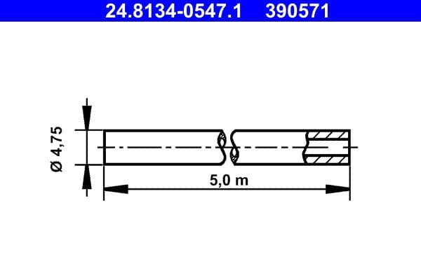 Conducte frana ATE 24.8134-0547.1