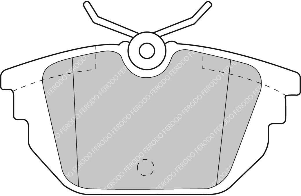 set placute frana,frana disc FERODO FDS1113