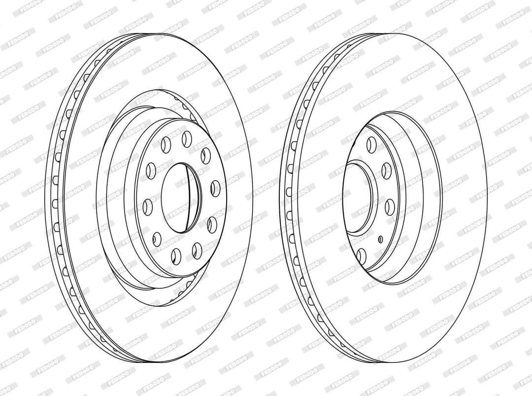 Disc frana FERODO PREMIER Coat+ disc DDF1503C