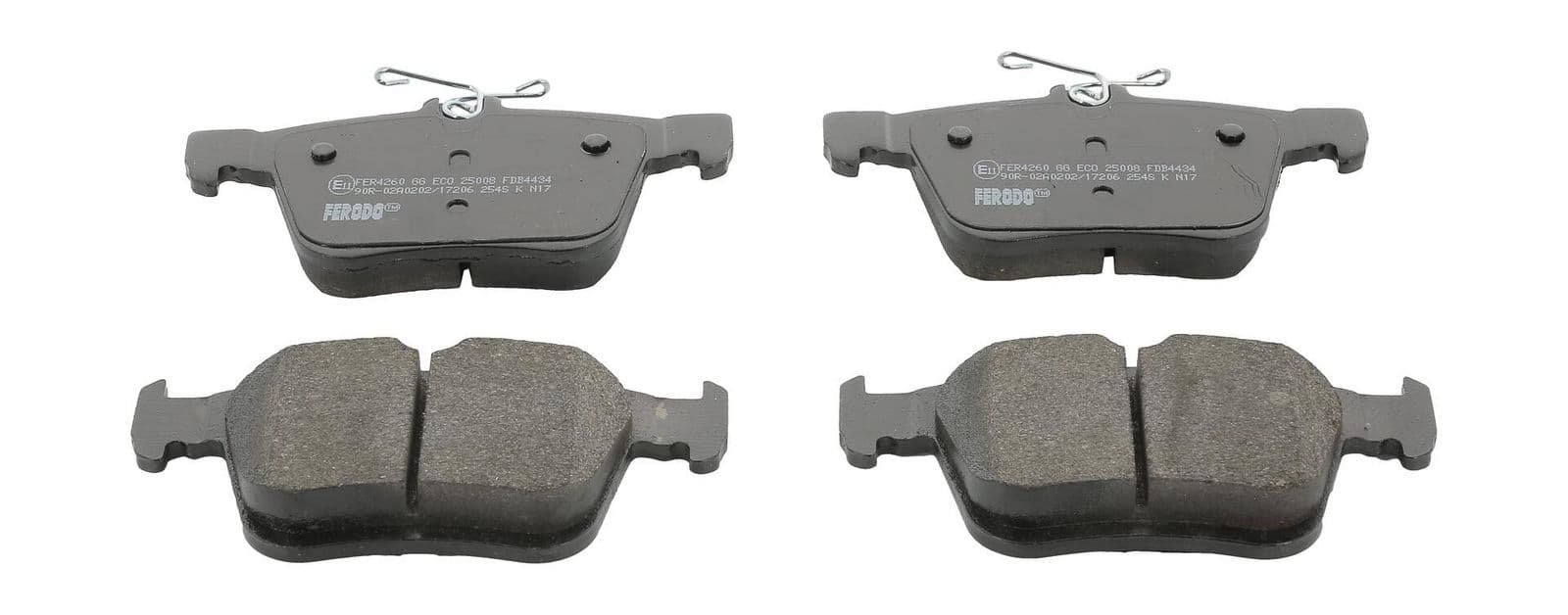 set placute frana,frana disc FERODO PREMIER ECO FRICTION FDB4434