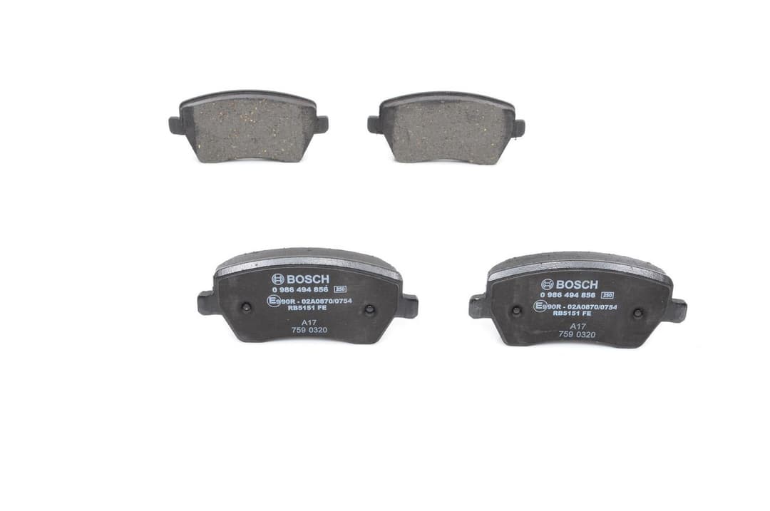 set placute frana,frana disc BOSCH 0 986 494 856