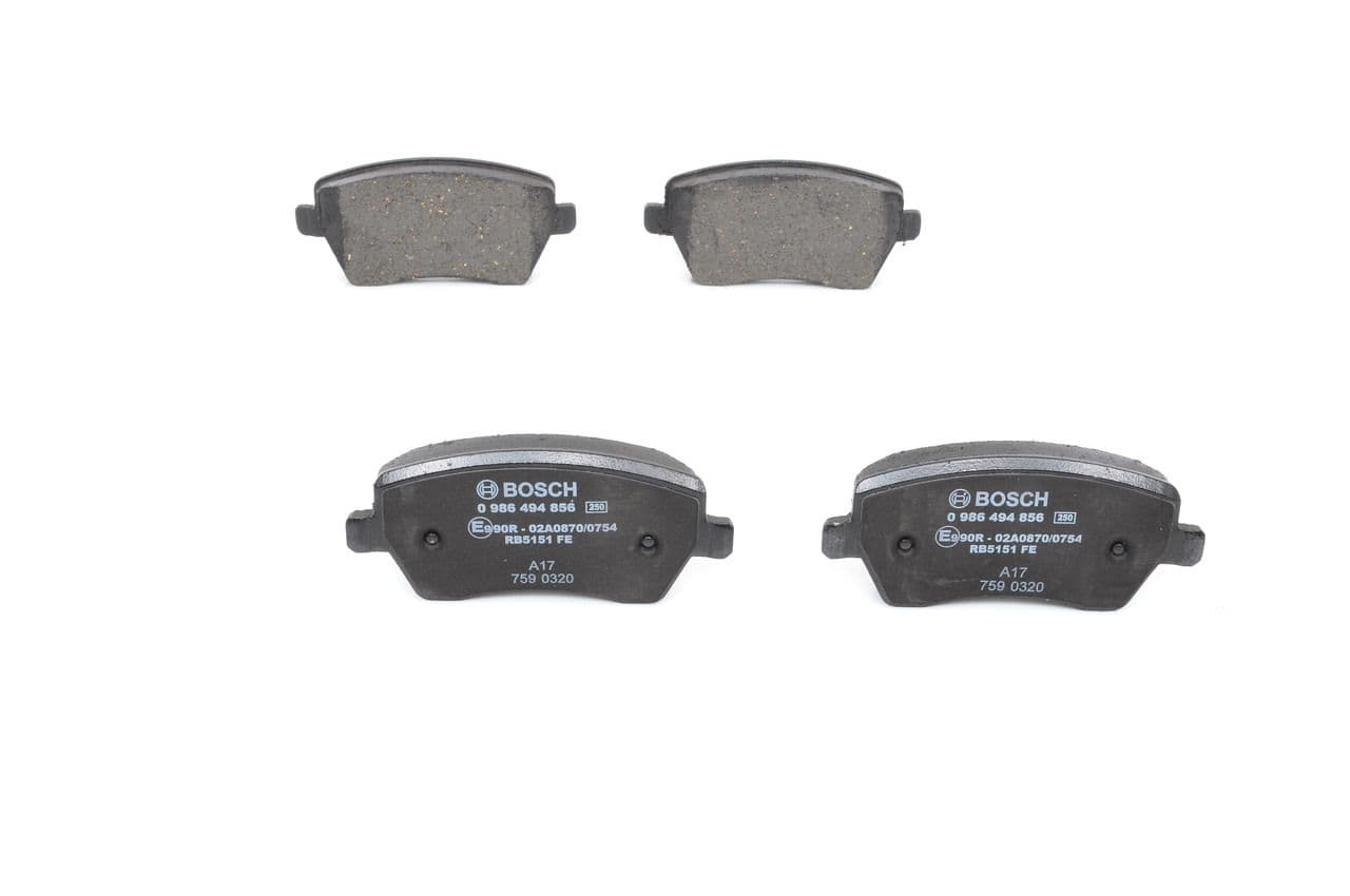 set placute frana,frana disc BOSCH 0 986 494 856