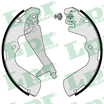Set saboti frana LPR 08240