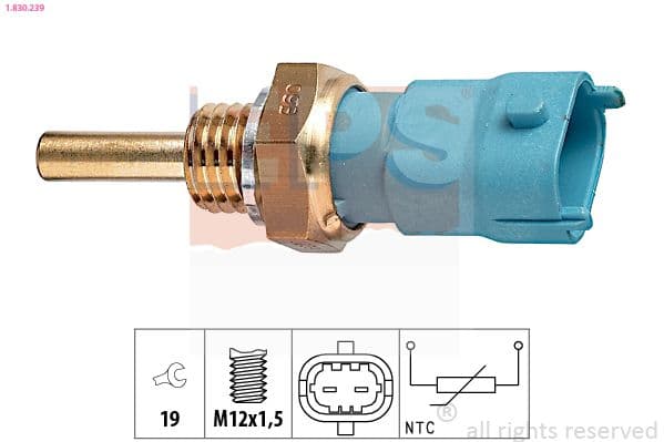 senzor,temperatura ulei EPS Made in Italy - OE Equivalent 1.830.239