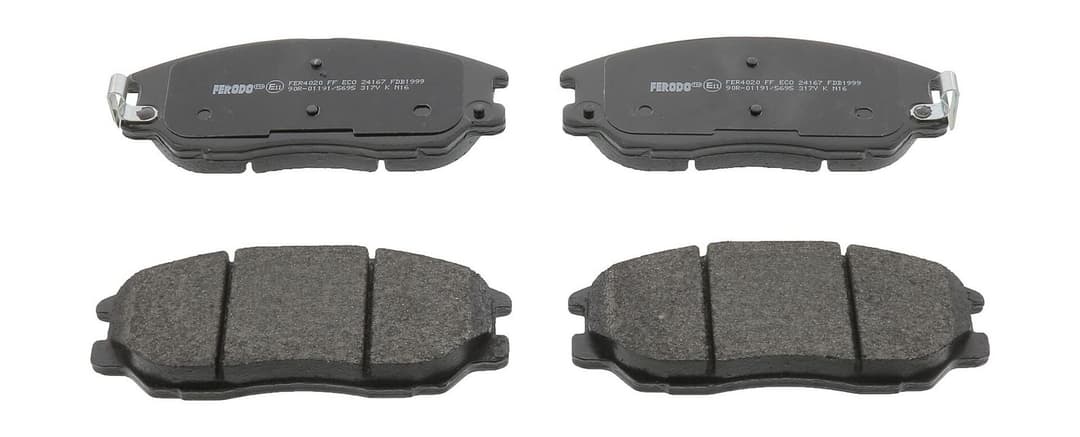 set placute frana,frana disc FERODO PREMIER ECO FRICTION FDB1999
