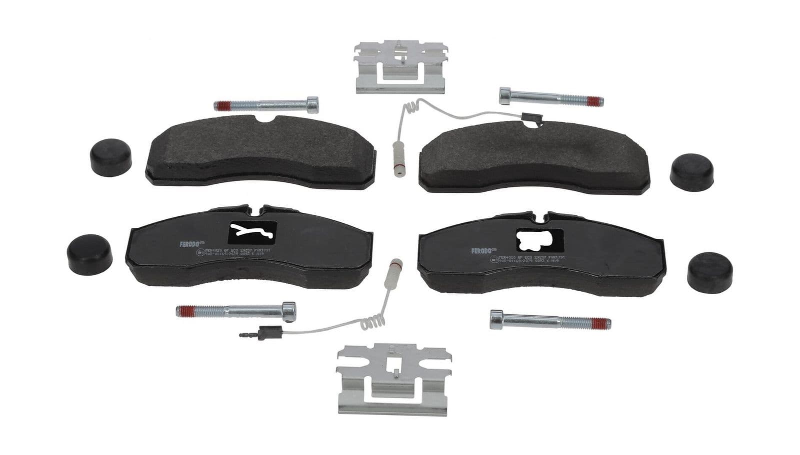 set placute frana,frana disc FERODO PREMIER ECO FRICTION FVR1791