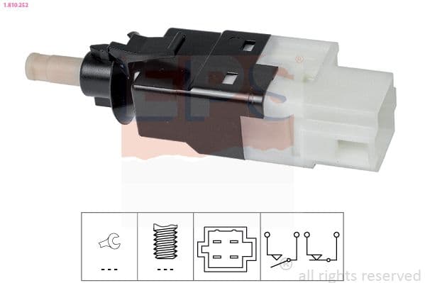 Comutator lumini frana EPS Made in Italy - OE Equivalent 1.810.252