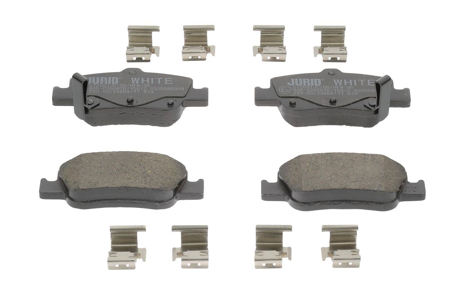 set placute frana,frana disc JURID White Low Dust 572601JC