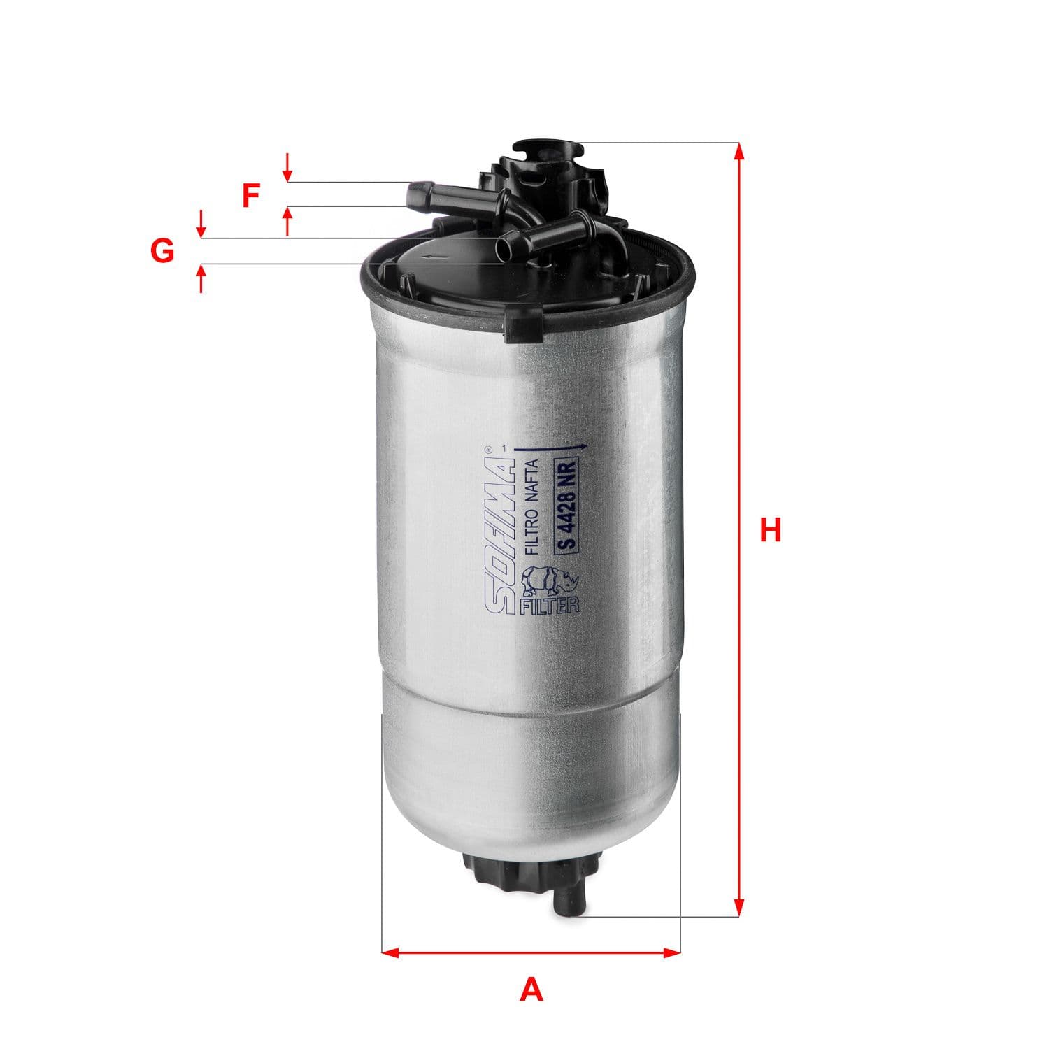 filtru combustibil SOFIMA S 4428 NR