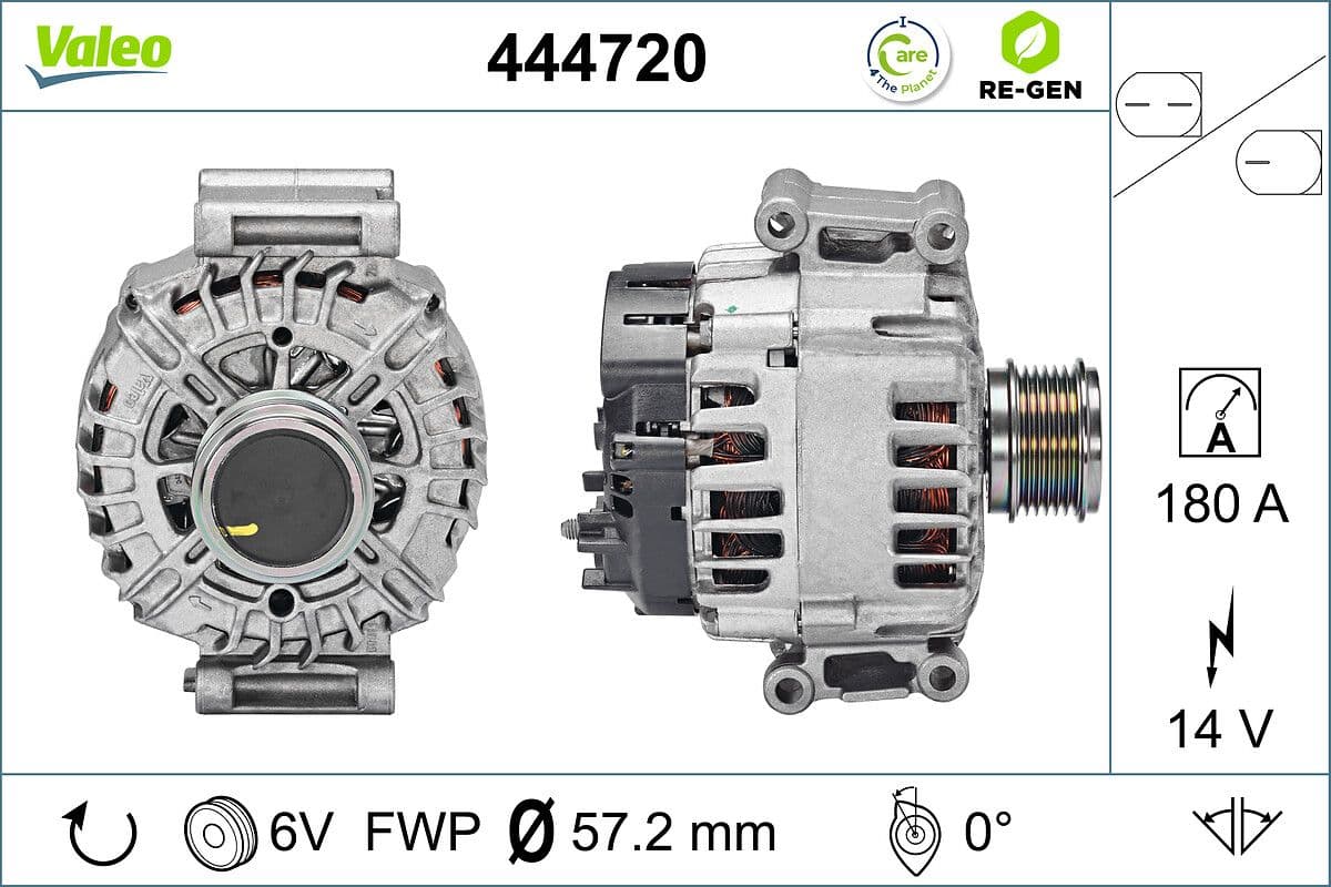 Generator / Alternator VALEO 444720