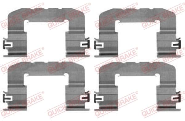 Set accesorii, placute frana QUICK BRAKE 109-0017