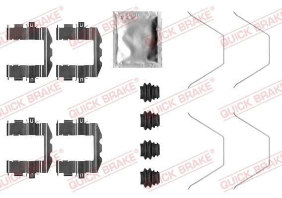 Set accesorii, placute frana QUICK BRAKE 109-0057