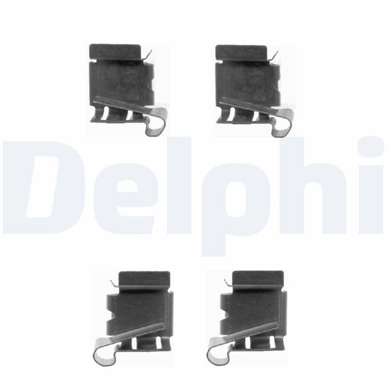 Set accesorii, placute frana DELPHI LX0390