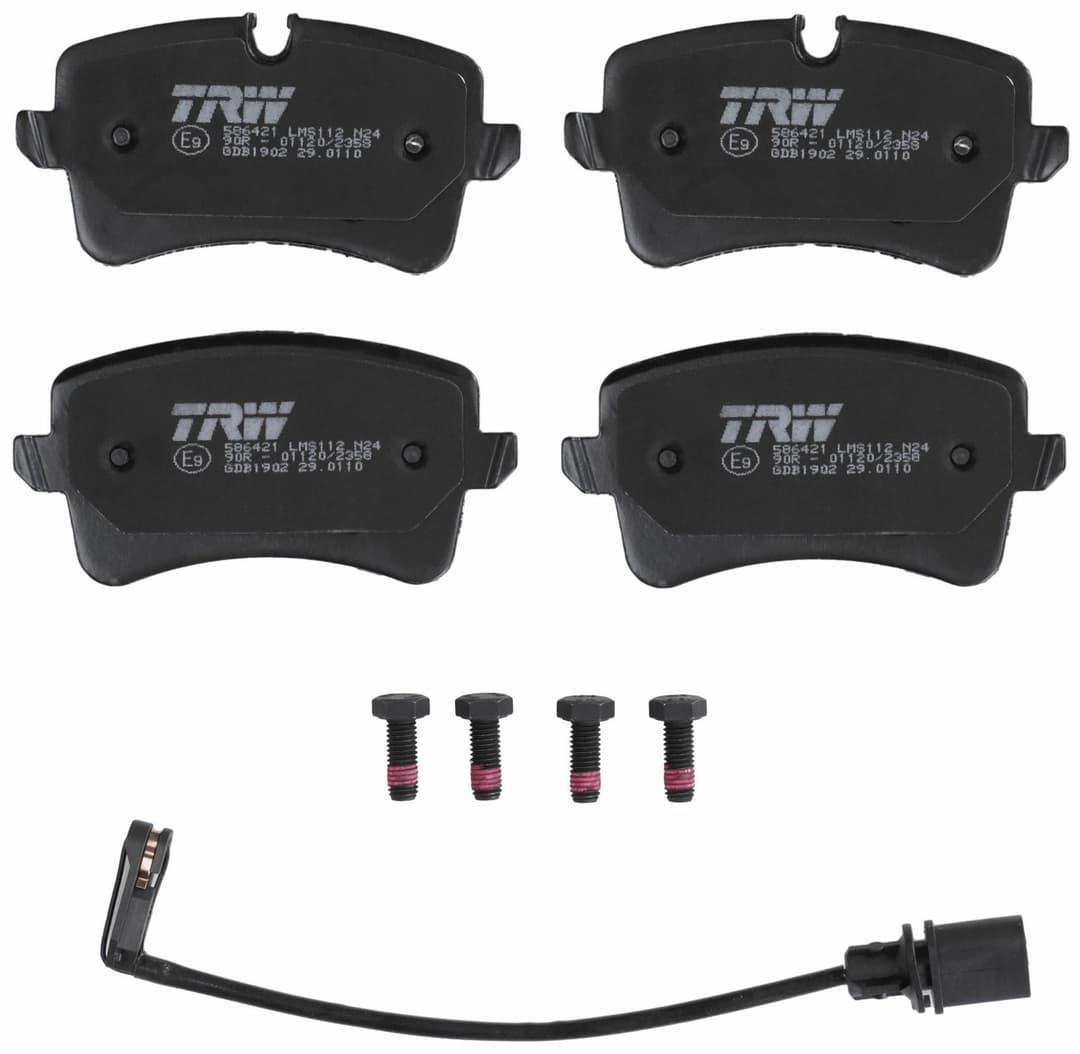 set placute frana,frana disc TRW GDB1902