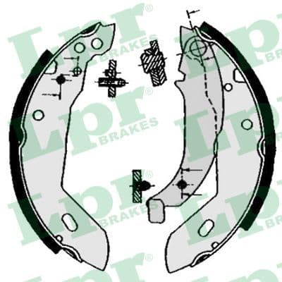Set saboti frana LPR 04670