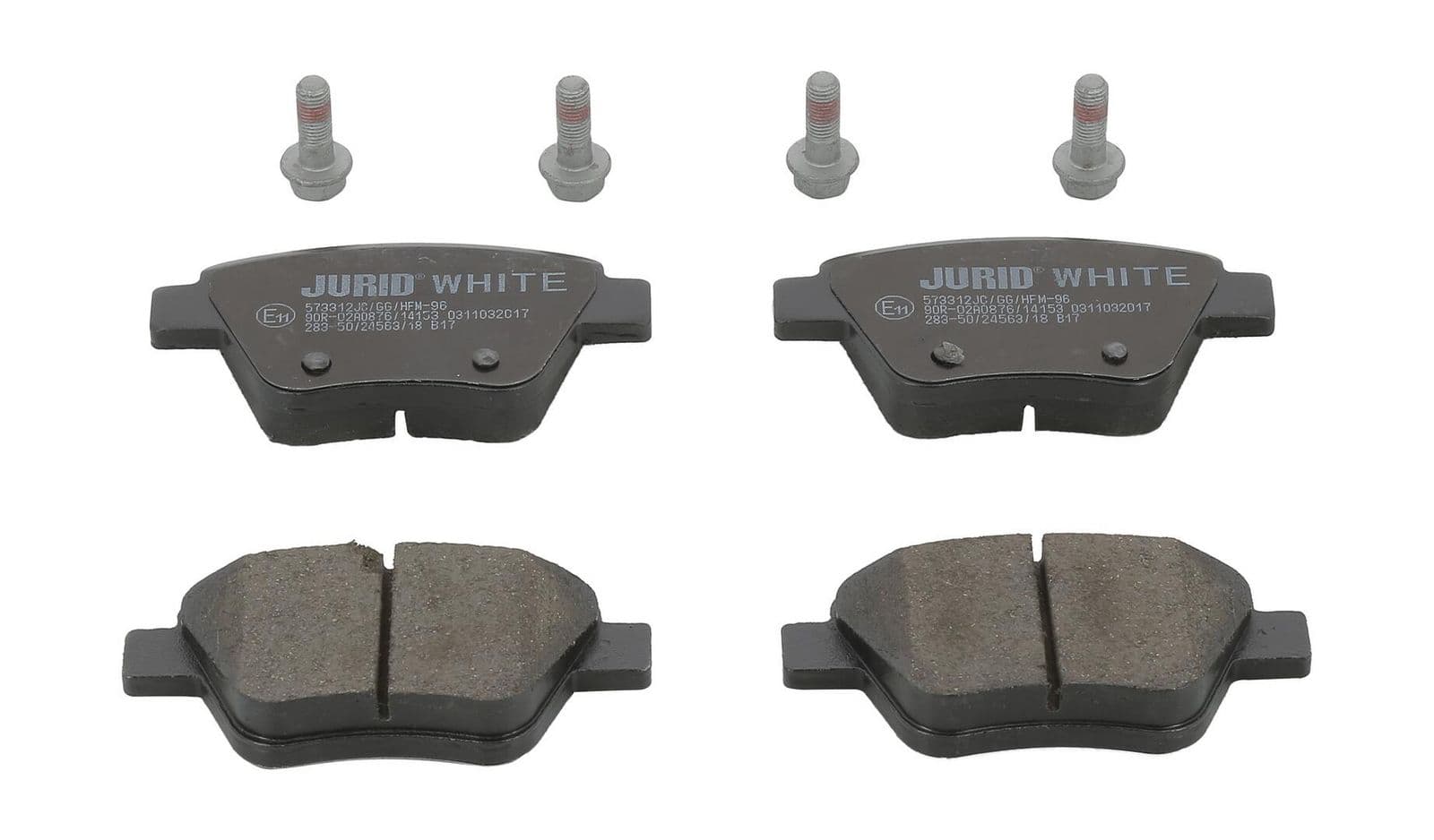 set placute frana,frana disc JURID White Low Dust 573312JC