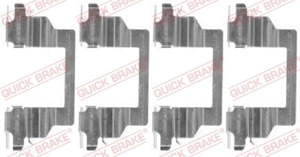 Set accesorii, placute frana QUICK BRAKE 109-1778