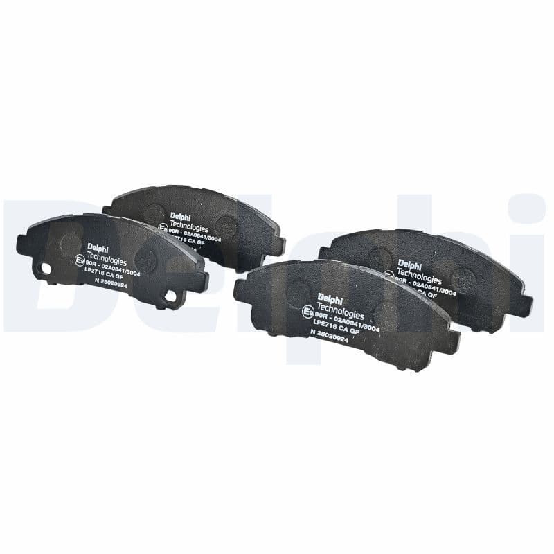 set placute frana,frana disc DELPHI LP2716