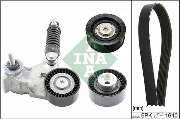 Set curea transmisie cu caneluri Schaeffler INA 529 0104 10