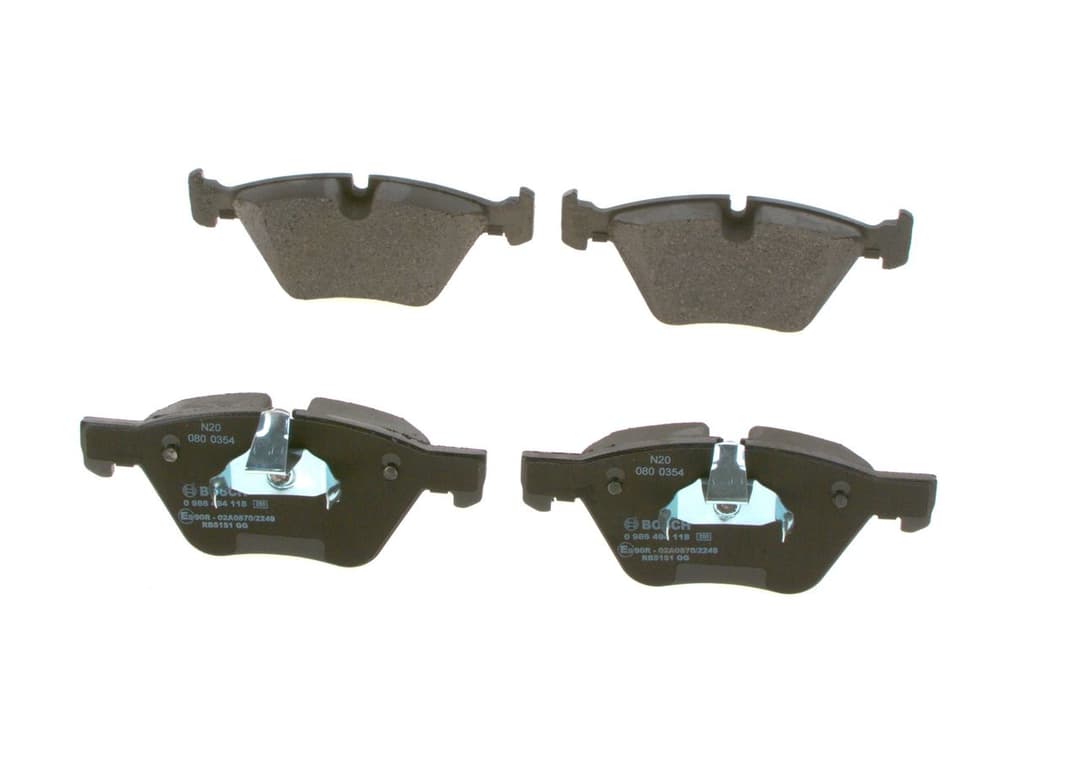 set placute frana,frana disc BOSCH 0 986 494 118