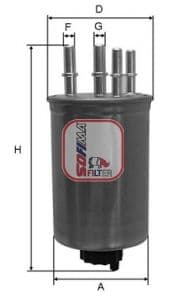 filtru combustibil SOFIMA S 4130 NR