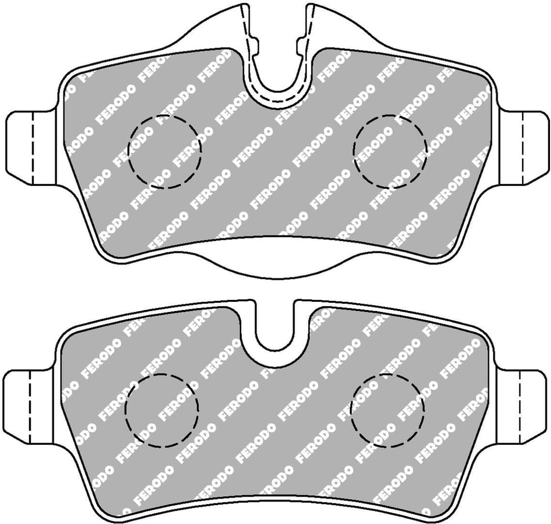 set placute frana,frana disc FERODO FCP1975H