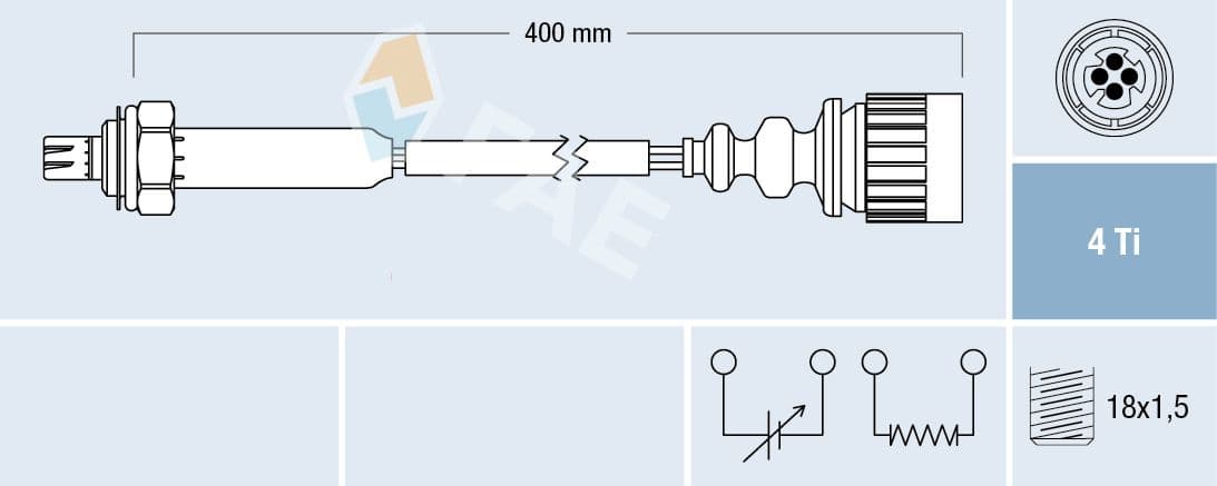 Sonda Lambda FAE 77187