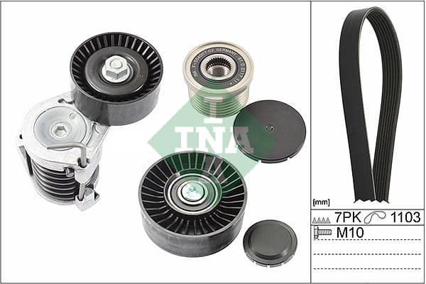 Set curea transmisie cu caneluri Schaeffler INA 529 0049 20
