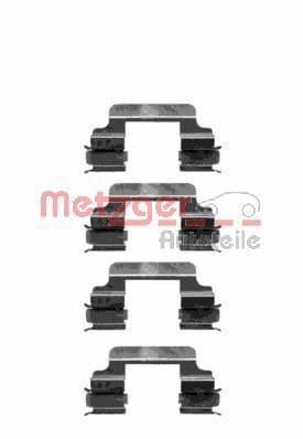Set accesorii, placute frana METZGER 109-1231