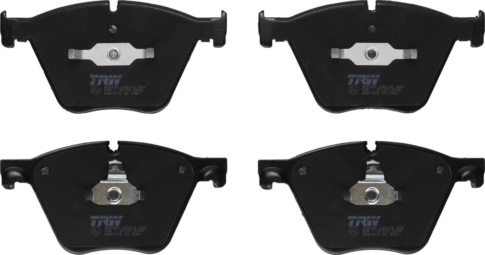 set placute frana,frana disc TRW GDB1915